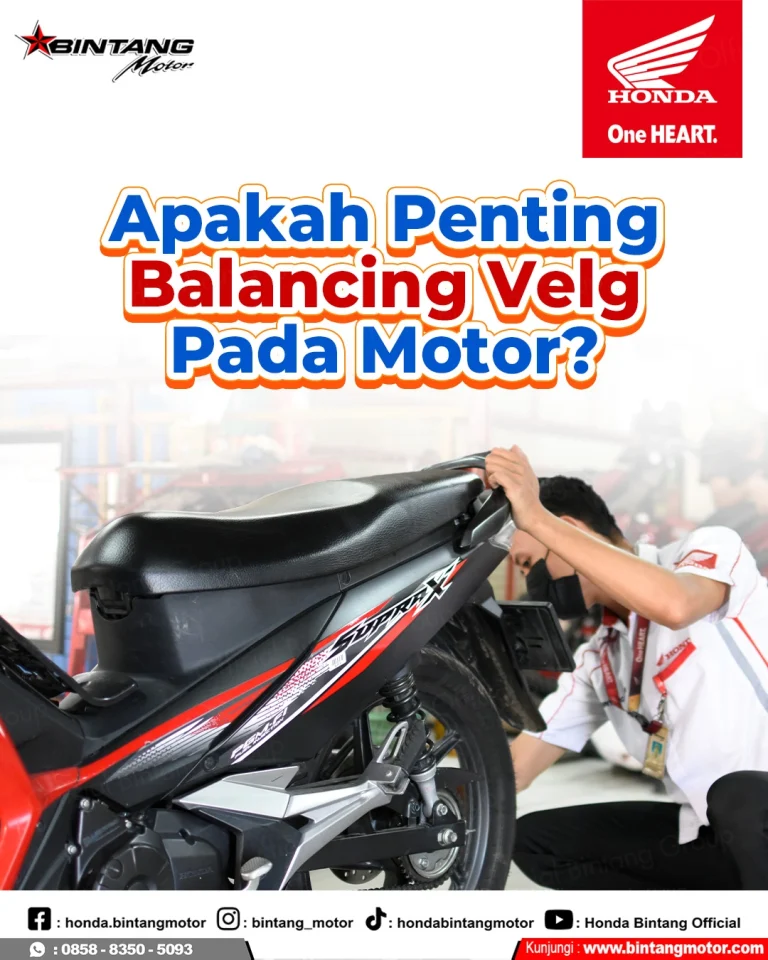 Apakah Penting Balancing Velg pada Motor Honda? Ini Penjelasan Lengkapnya
