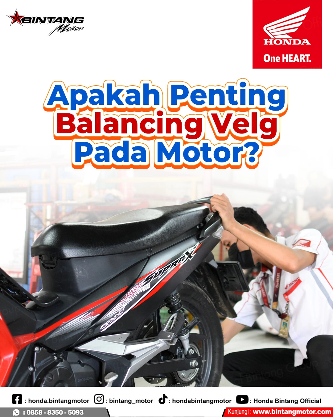 Apakah Penting Balancing Velg pada Motor Honda? Ini Penjelasan Lengkapnya