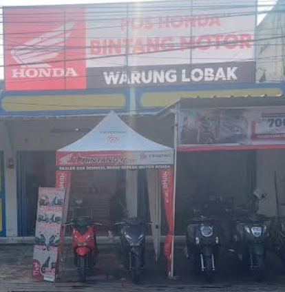 Pos Honda Bintang Motor Warung Lobak